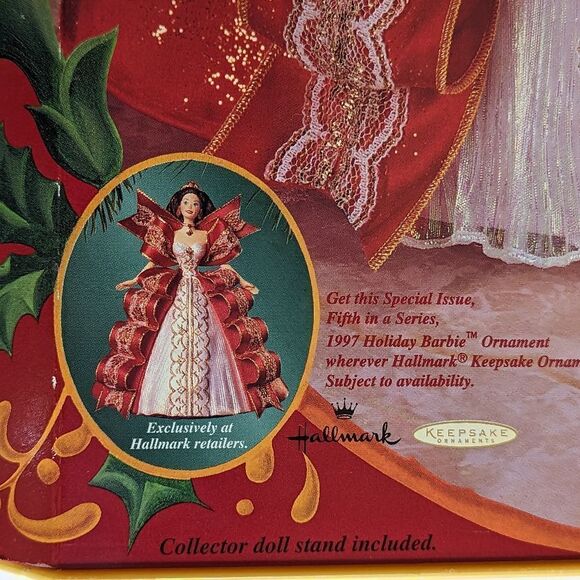 Barbie 1997 Happy Holidays Special Edit NIB Vintage 90s Vintage Collector Doll - Picture 9 of 16